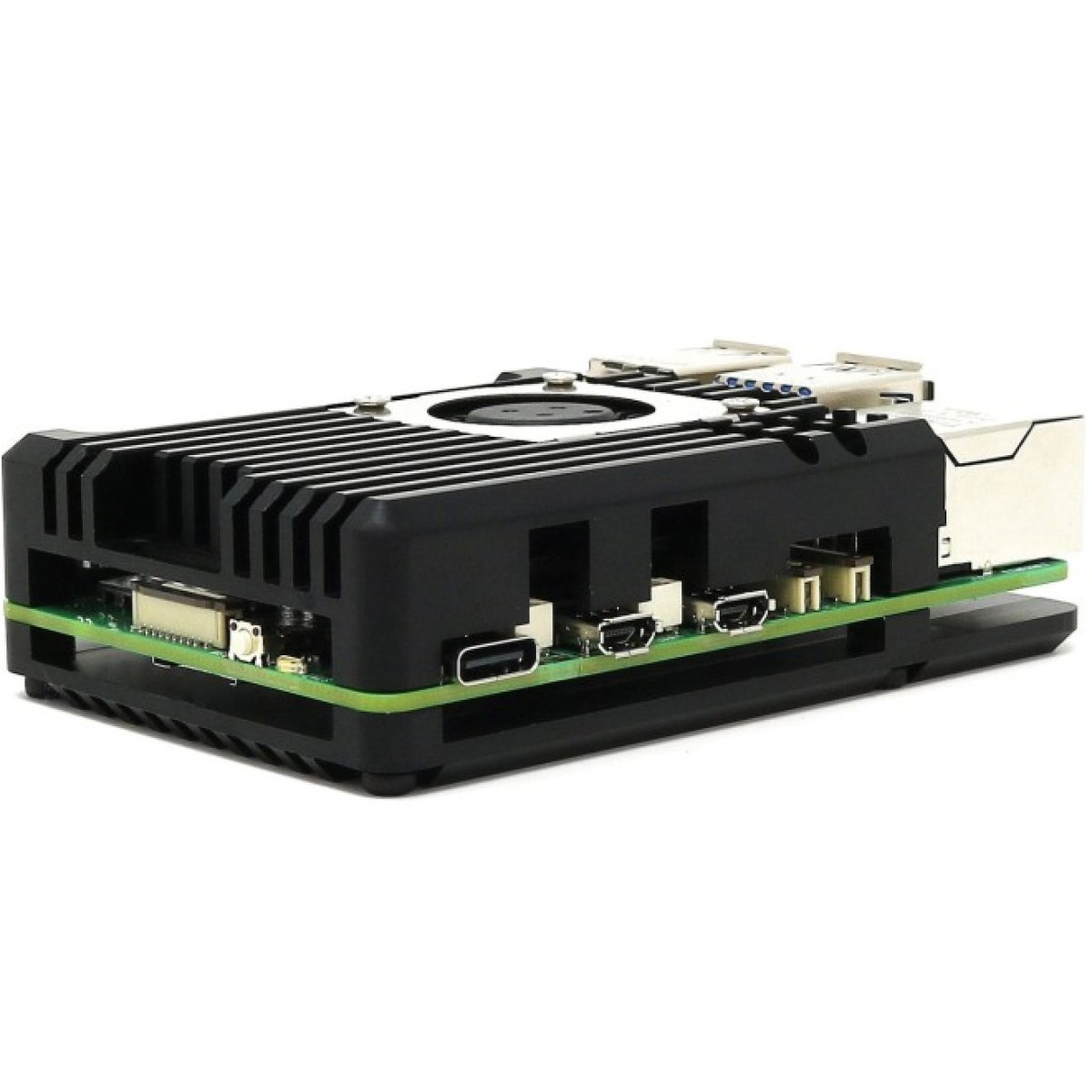 Корпус-радіатор Aluminium Armour Blower Fan для Raspberry Pi 5 з вентилятором (105857) 98_98.jpg - фото 6