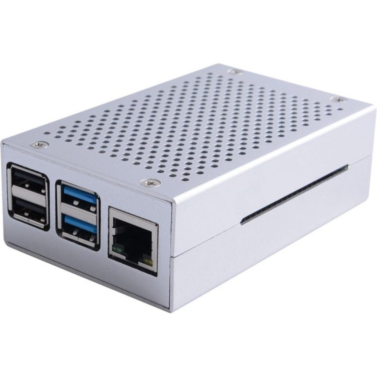 Корпус для Raspberry Pi 4 алюмінієвий з перфорацією (102500) 98_98.jpg - фото 2