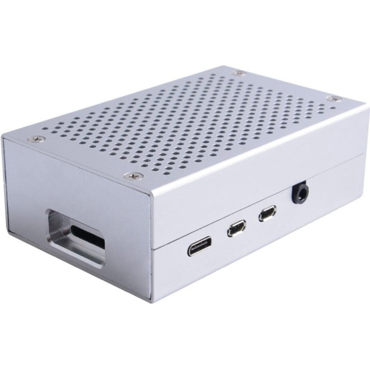 Корпус для Raspberry Pi 4 алюмінієвий з перфорацією (102500) 98_98.jpg - фото 3