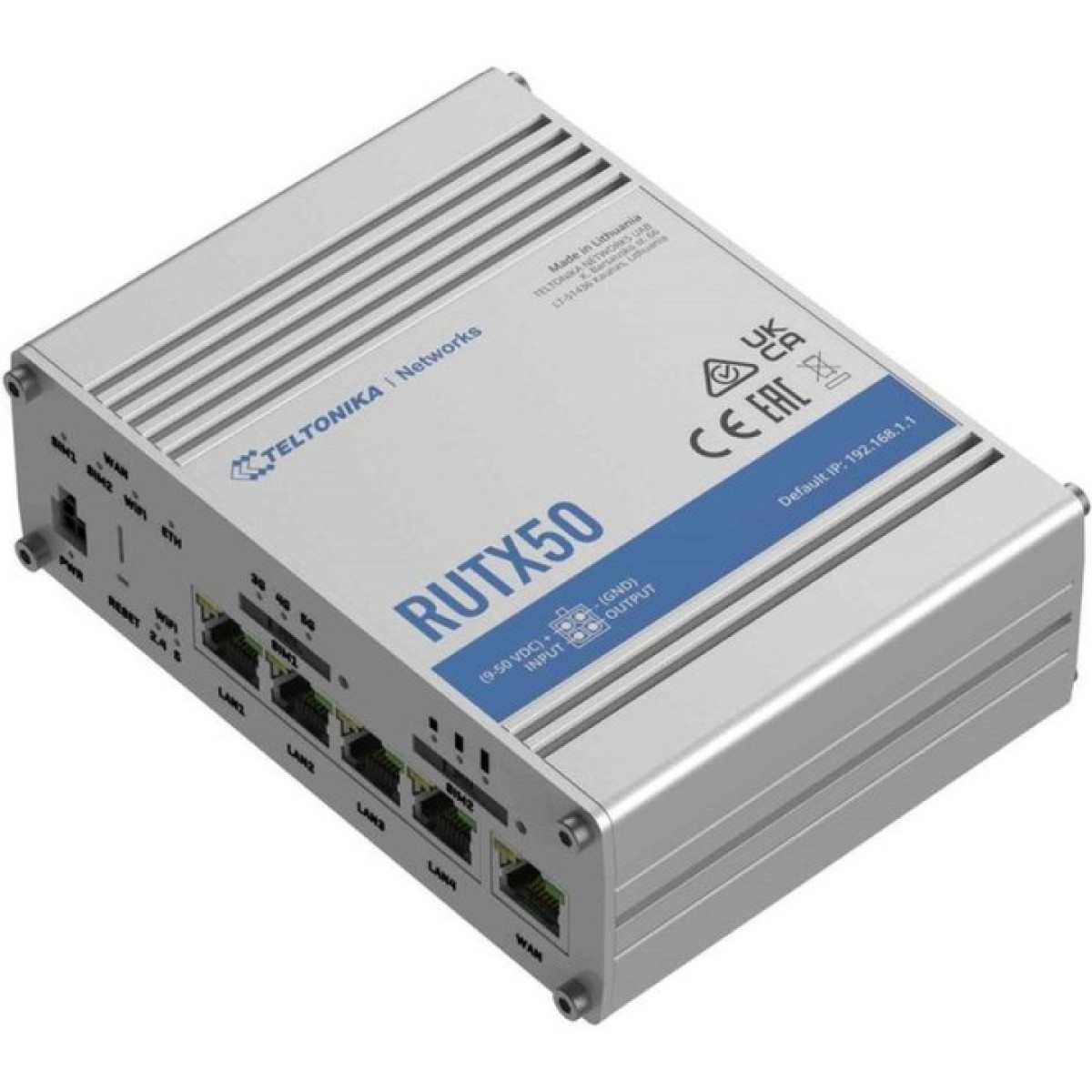 Маршрутизатор Teltonika 5G/LTE/ETH/WIFI/GPS/DualSIM (RUTX50) 98_98.jpg - фото 2