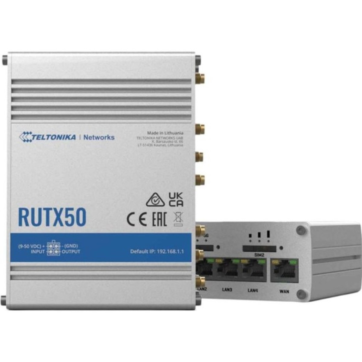 Маршрутизатор Teltonika 5G/LTE/ETH/WIFI/GPS/DualSIM (RUTX50) 98_98.jpg - фото 6