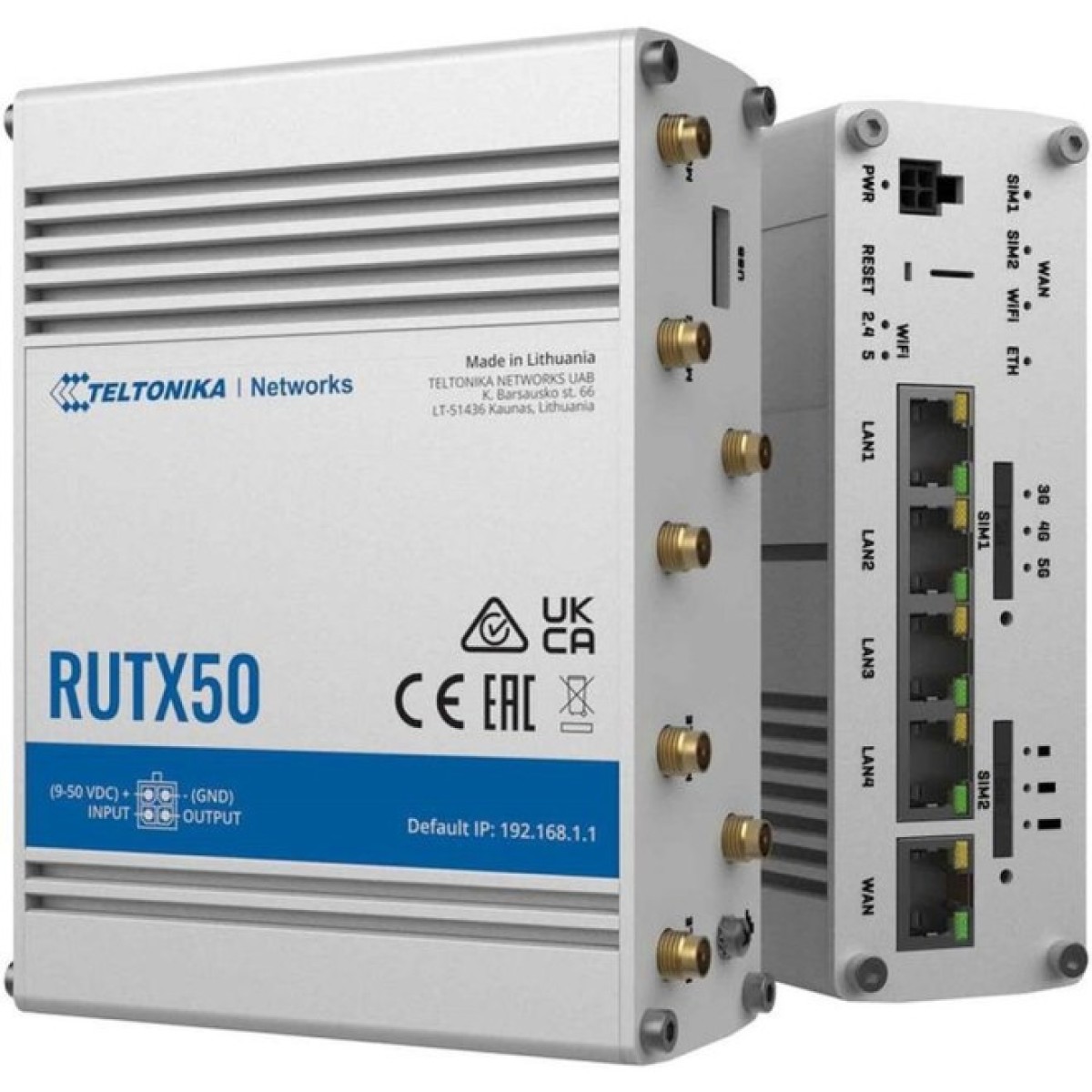 Маршрутизатор Teltonika 5G/LTE/ETH/WIFI/GPS/DualSIM (RUTX50) 98_98.jpg - фото 7