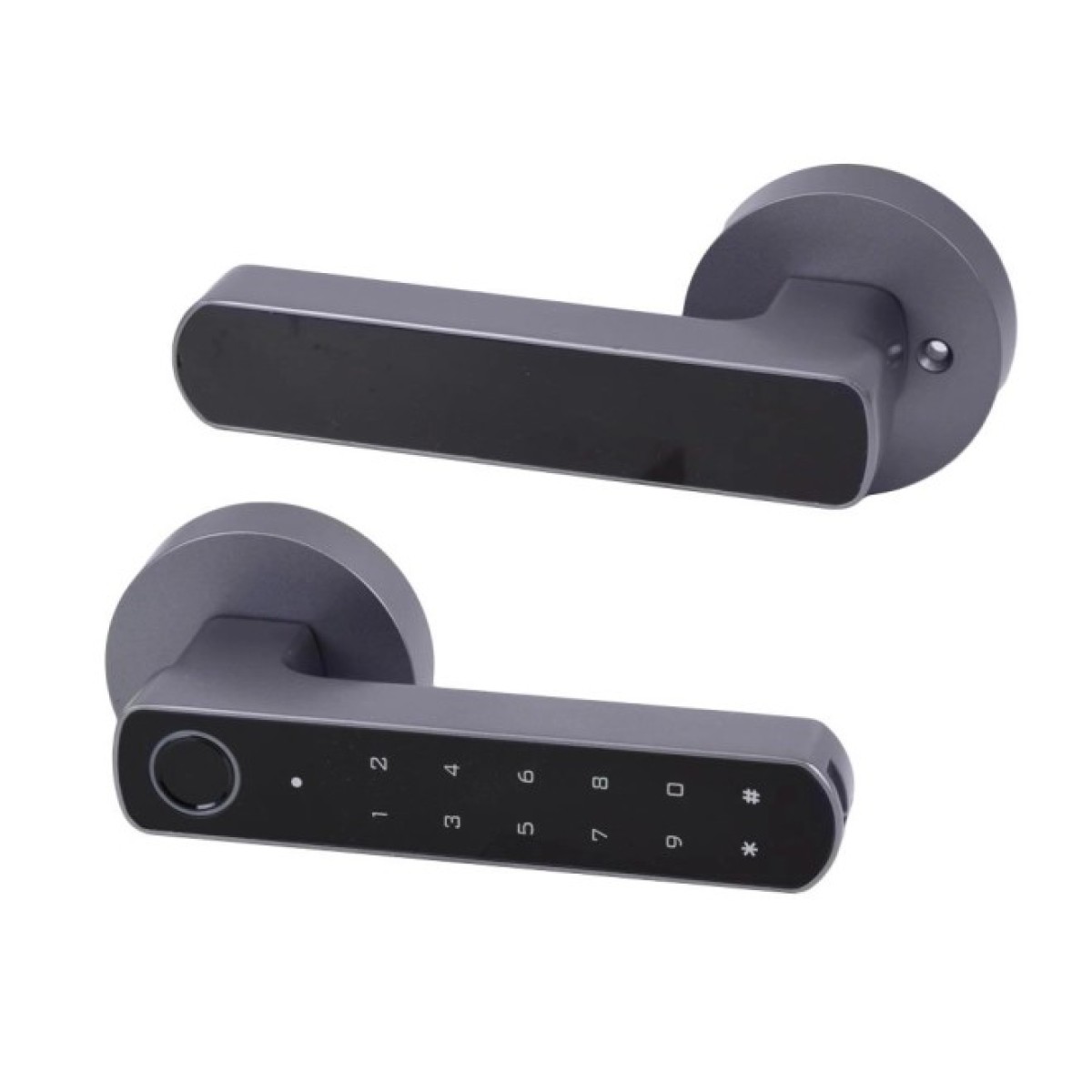 Умный дверной замок ATIS Lock BT-100-T Grey с доступом по отпечатку пальца и поддержкой Tuya Smart 98_98.jpg - фото 1