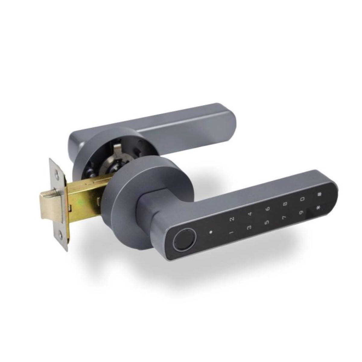 Умный дверной замок ATIS Lock BT-100-T Grey с доступом по отпечатку пальца и поддержкой Tuya Smart 98_98.jpg - фото 4