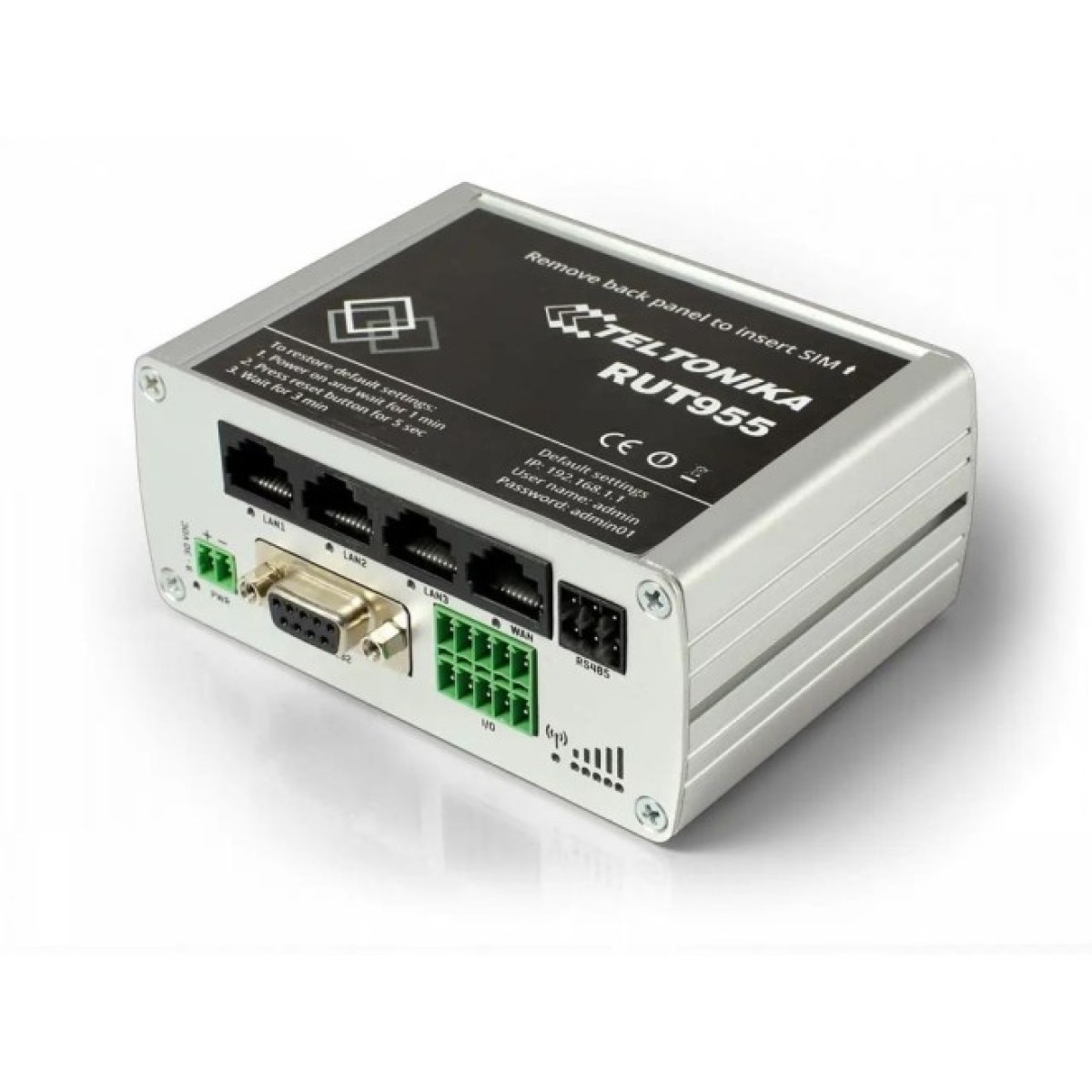 Маршрутизатор Teltonika 4G/ETH/WIFI/GPS/DualSIM/IO (RUT955 SILVER) 256_256.jpg