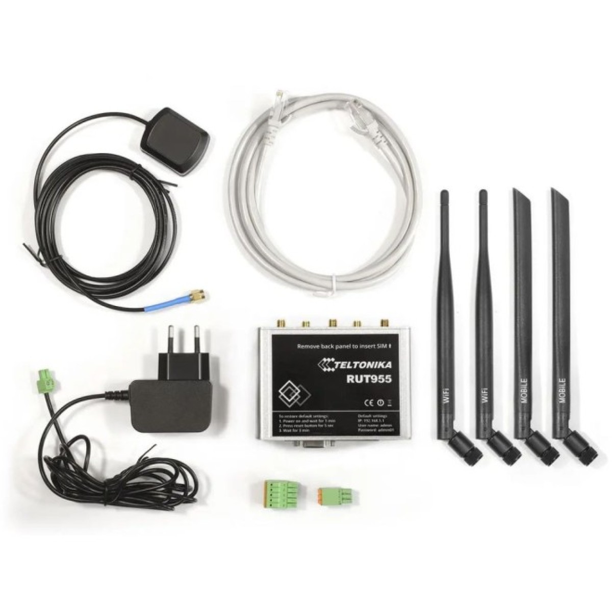 Маршрутизатор Teltonika 4G/ETH/WIFI/GPS/DualSIM/IO (RUT955 SILVER) 98_98.jpg - фото 5