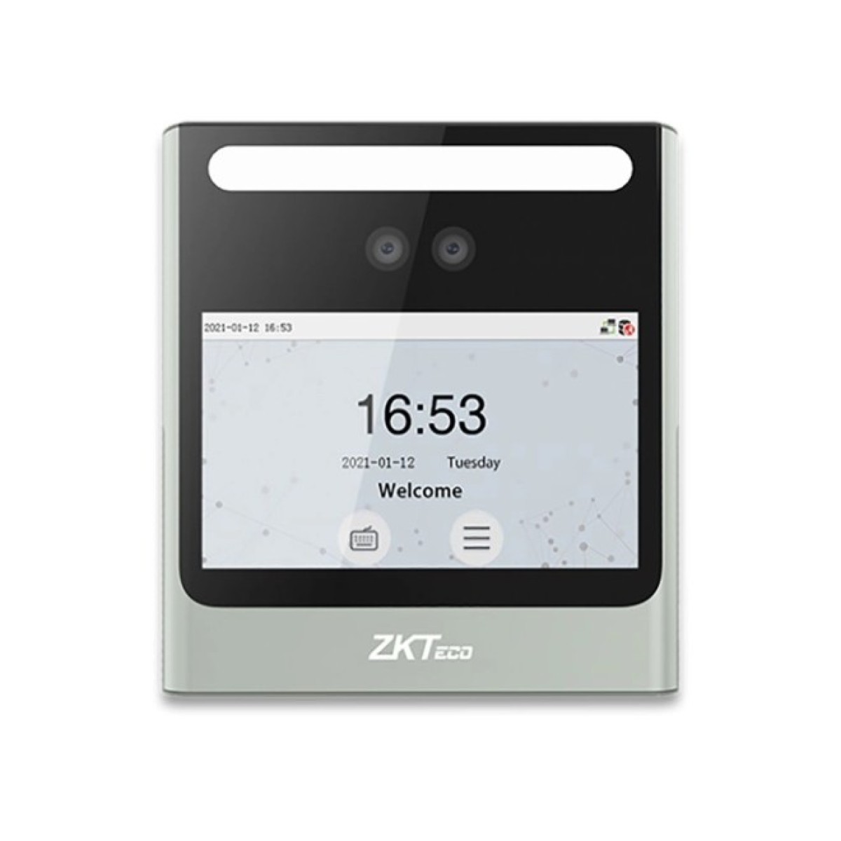 Биометрический терминал распознавания лиц со считывателем карт Mifare с Wi-Fi ZKTeco EFace10 Desktop 98_98.jpg - фото 2
