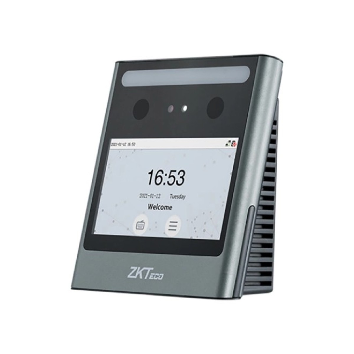 Биометрический терминал распознавания лиц со считывателем карт Mifare с Wi-Fi ZKTeco EFace10 Desktop 98_98.jpg - фото 1