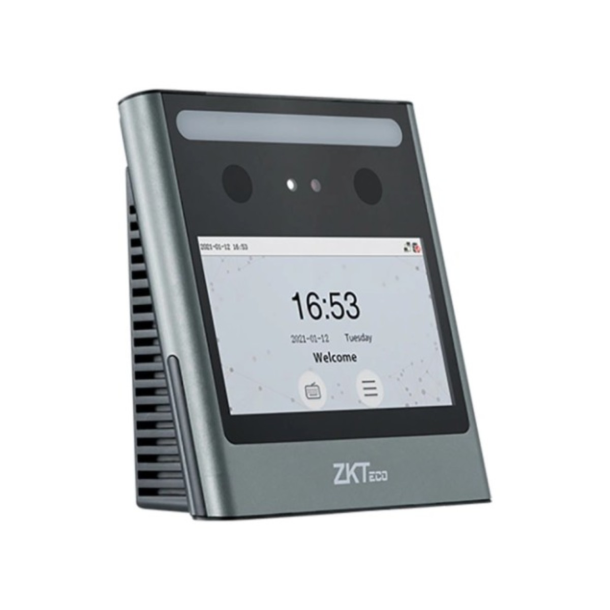 Биометрический терминал распознавания лиц со считывателем карт Mifare с Wi-Fi ZKTeco EFace10 Desktop 98_98.jpg - фото 5