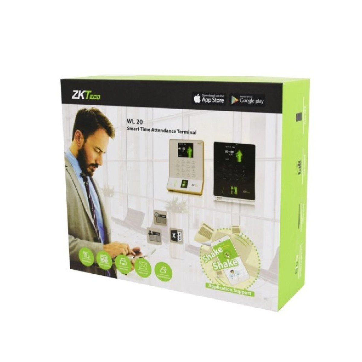 Биометрический терминал ZKTeco WL20 black со считывателем отпечатка пальца с Wi-Fi 98_98.jpg - фото 4