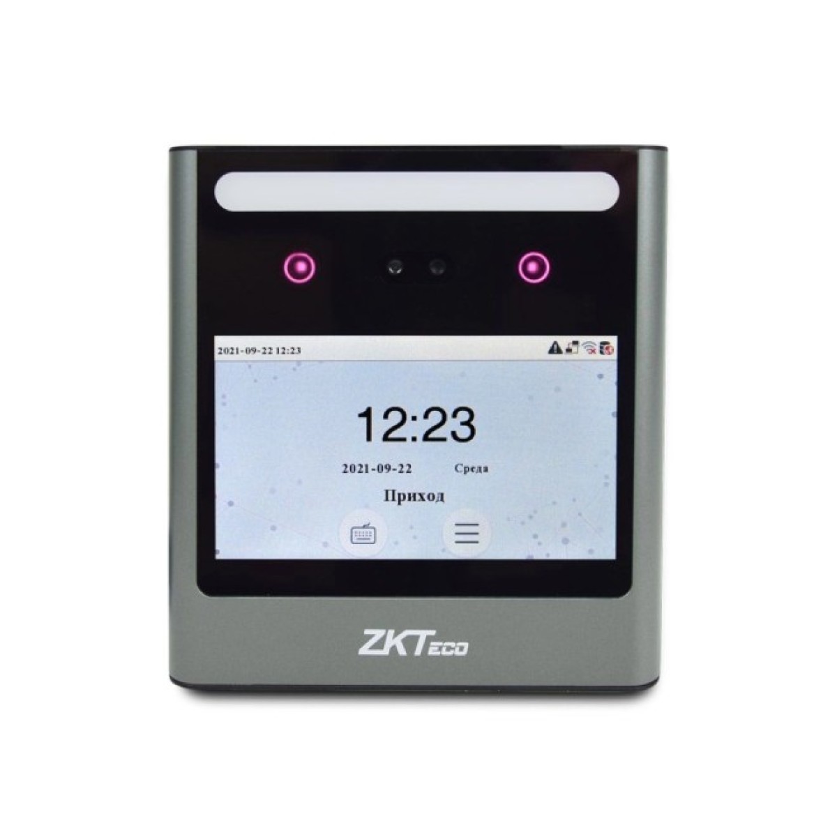 Биометрический терминал распознавания лиц со считывателем карт Mifare с Wi-Fi ZKTeco EFace10 WiFi 98_98.jpg - фото 4