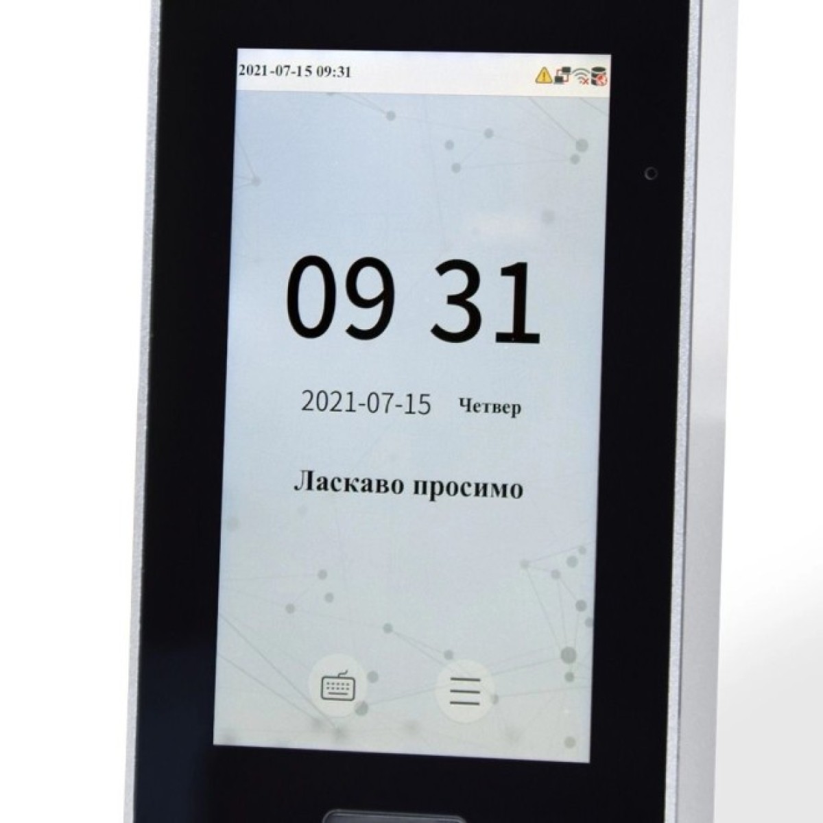 Біометричний термінал розпізнавання облич, долоней і відбитків пальців ZKTeco SpeedFace-V5L (TI) 98_98.jpg - фото 2