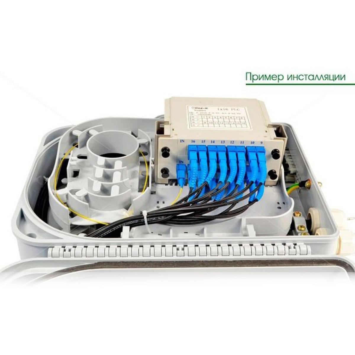 Оптичний розгалужувач корпусний (DIN) Coupler PLC-1x8-3-SC/UPC 98_98.jpg - фото 4