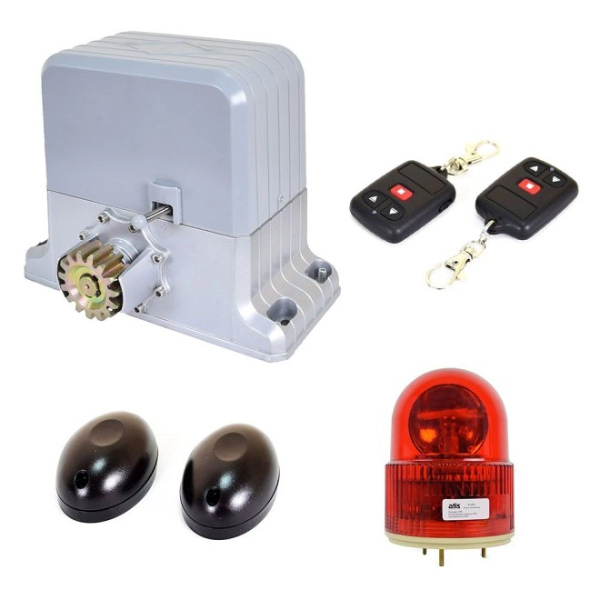 Комплект автоматики для откатных ворот весом до 1800 кг Weilai DGY1800Pro kit с сигнальной лампой и ИК-барьером 98_98.jpg - фото 1