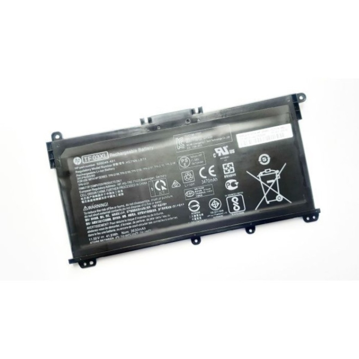 Аккумулятор для ноутбука HP Pavilion 15-cd TF03XL, 3630mAh (41.9Wh), 3cell, 11.55V, Li-P (A47660) 98_98.jpg - фото 2