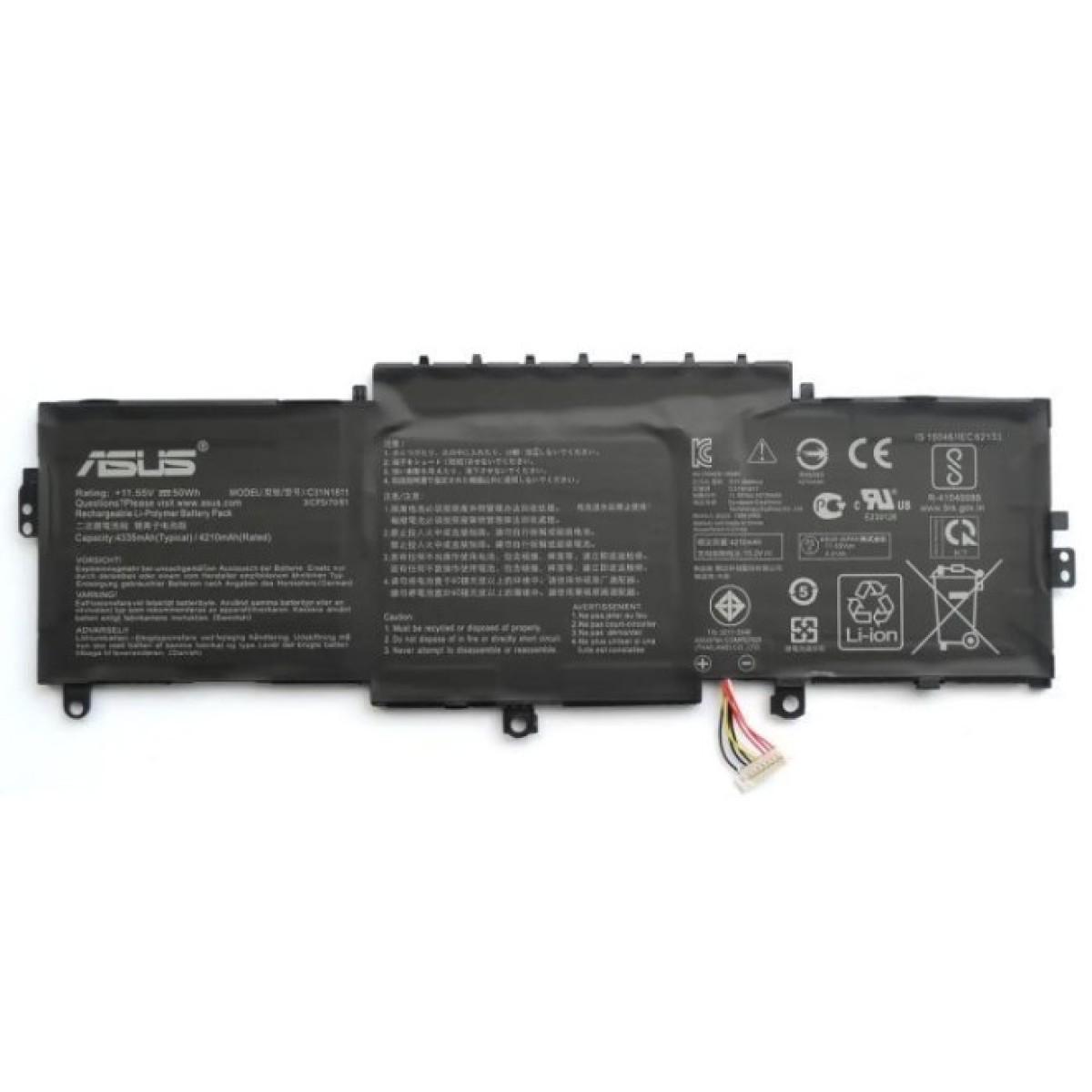 Аккумулятор для ноутбука ASUS ZenBook UX433 C31N1811, 4335mAh (50Wh), 3cell, 11.55V, Li-Pol (A47862) 98_98.jpg