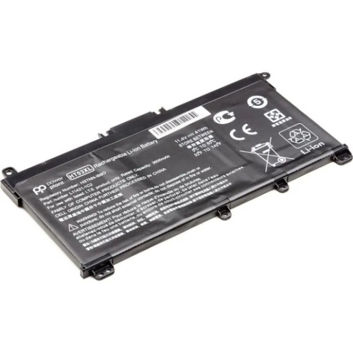 Аккумулятор для ноутбука HP 250 G7 (HT03XL, HSTNN-LB8M) 11.4V 41Wh PowerPlant (NB461486) 98_98.jpg - фото 2