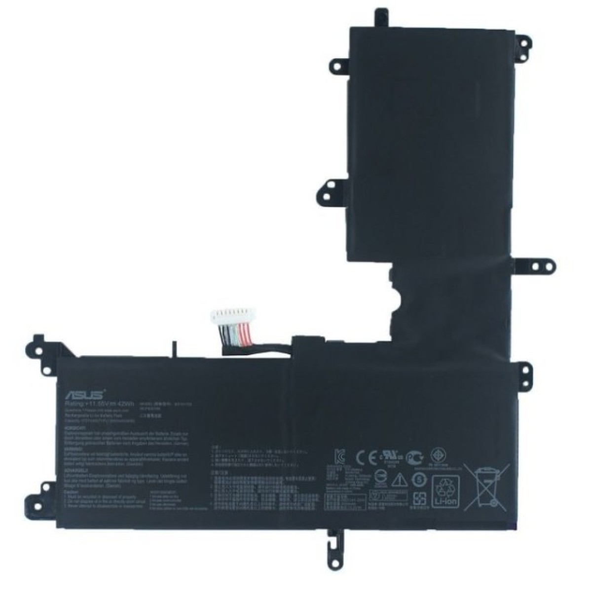 Акумулятор до ноутбука ASUS VivoBook TP410 B31N1705, 3727mAh (42Wh), 3cell, 11.55V (A47577) 98_98.jpg - фото 1