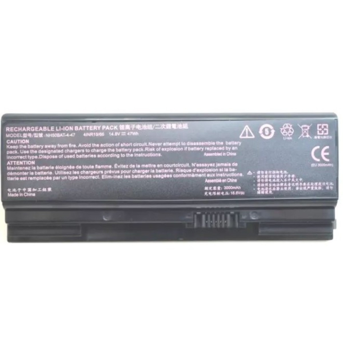 Аккумулятор для ноутбука Clevo Dream Machines NH50BAT-4, 3000mAh (47Wh), 4cell, 14.8V, Li-ion AlSoft (A47978) 98_98.jpg