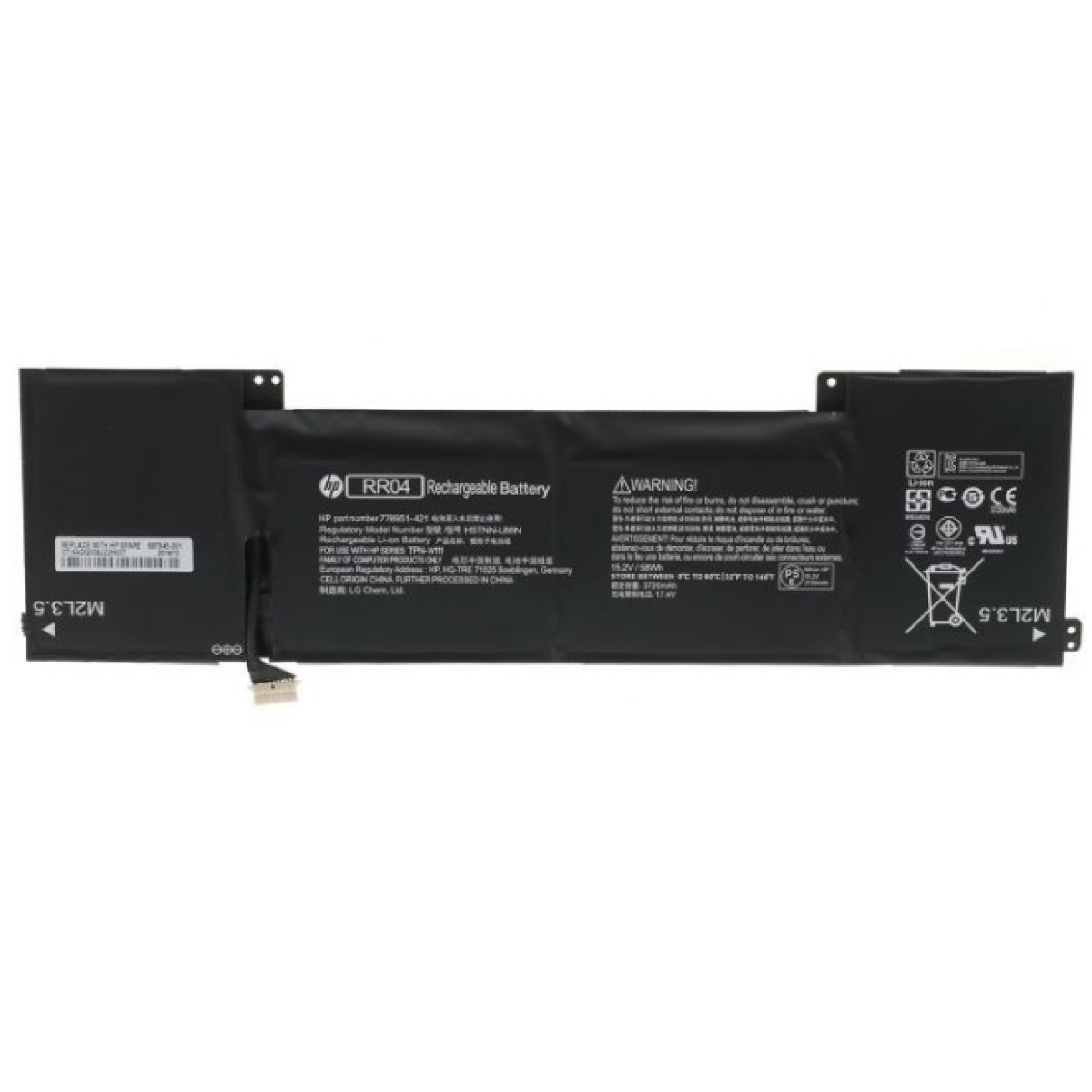 Акумулятор до ноутбука HP Omen 15-5000 RR04, 3720mAh (58Wh), 4cell, 15.2V, Li-ion (A47653) 98_98.jpg - фото 1