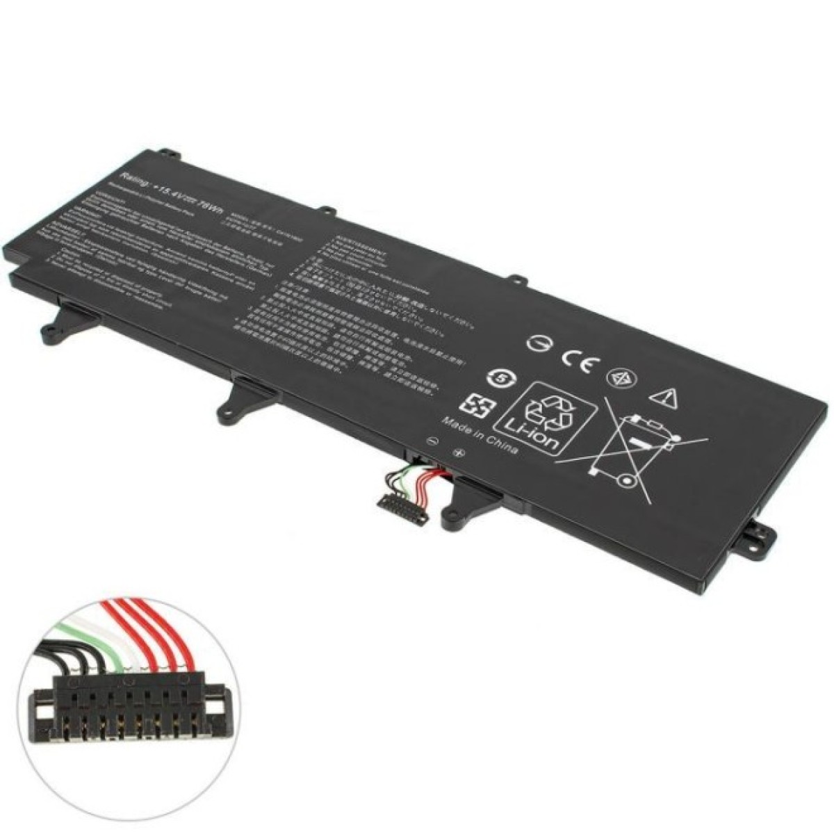 Аккумулятор для ноутбука ASUS ROG Zephyrus GX701 C41N1802, 4935mAh (76Wh), 4cell, 15.4V, Li-Pol (A47844) 98_98.jpg - фото 2