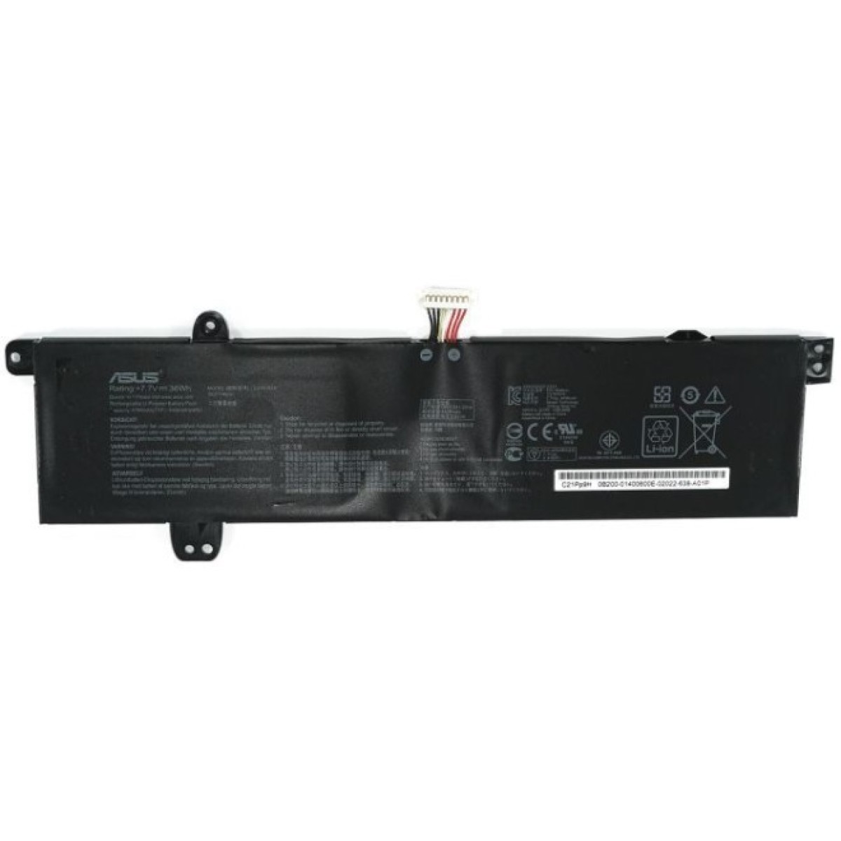 Акумулятор до ноутбука ASUS VivoBook E402 C21N1618, 4780mah (36Wh), 2cell, 7.7V (A47570) 98_98.jpg - фото 1
