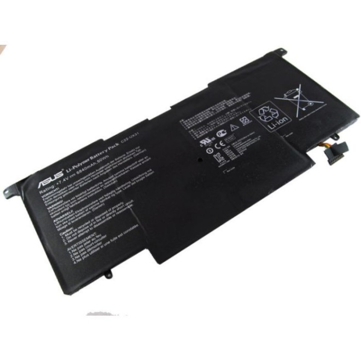 Аккумулятор для ноутбука ASUS C22-UX31 6840mAh (50Wh) 6cell 7.4V Li-ion (A41752) 98_98.jpg - фото 2