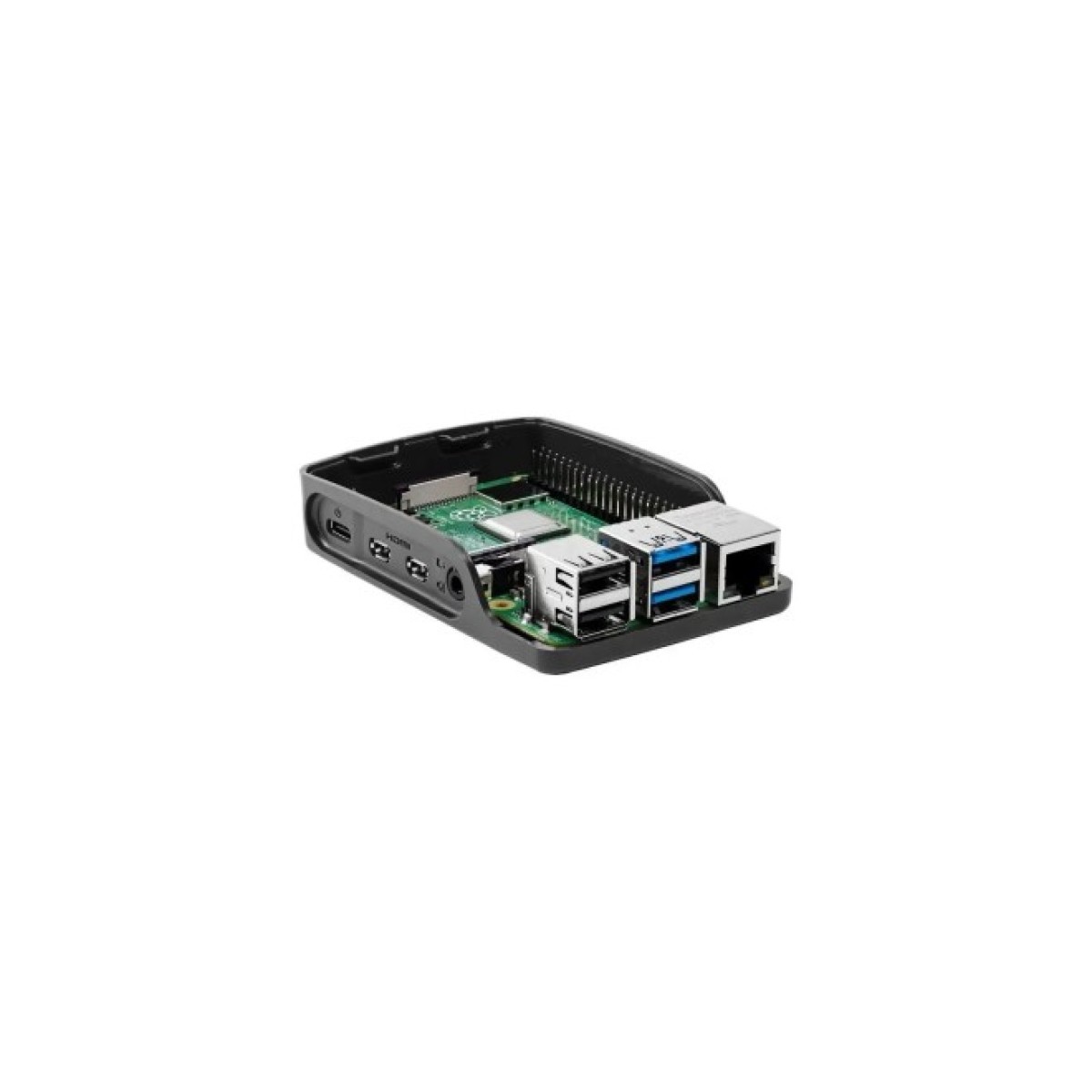 Корпус к промышленному ПК Raspberry Pi RPi 4 Official Case Black/Grey (OFI051) 98_98.jpg - фото 3