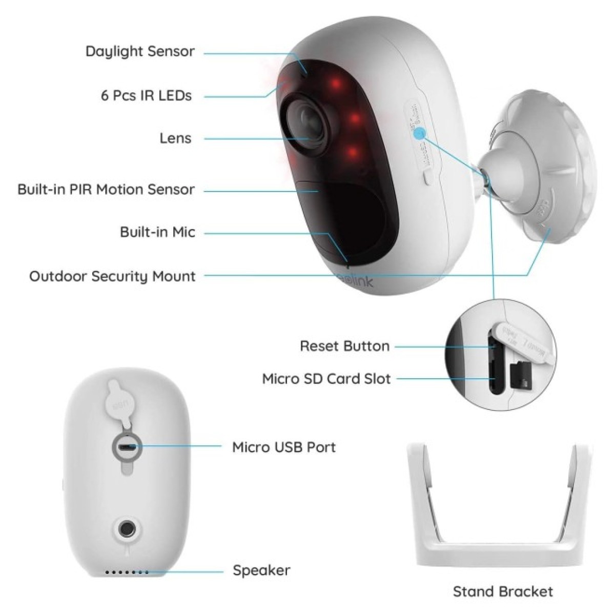 IP-камера Reolink Argus B310 (Argus 2E) 98_98.jpg - фото 6