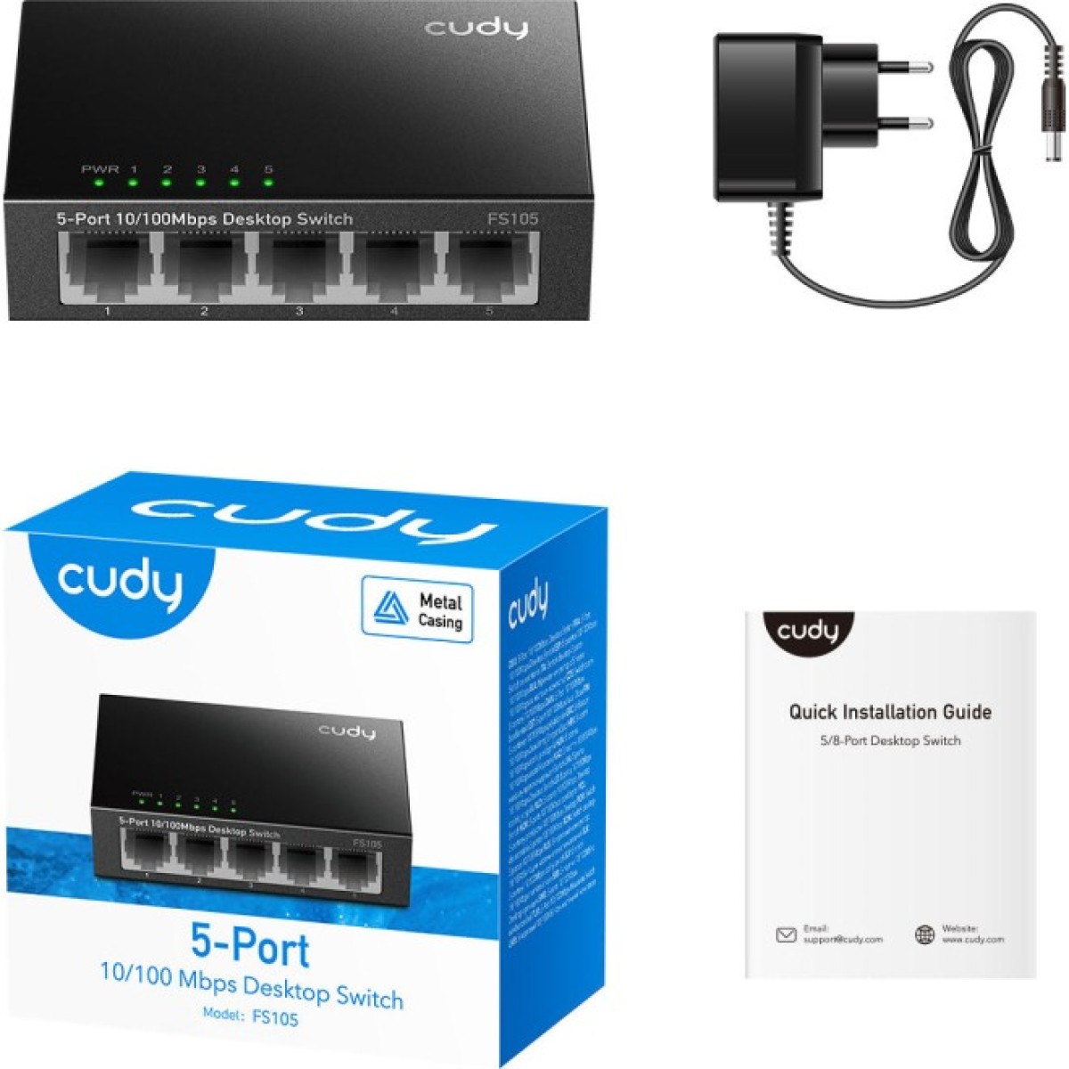 Комутатор Cudy FS105 98_98.jpg - фото 3