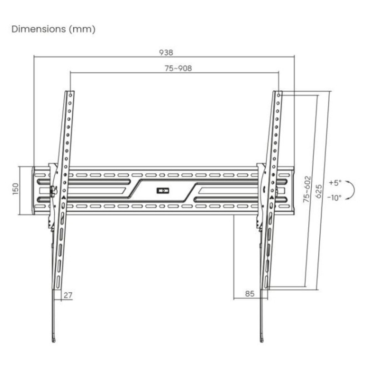 Кронштейн UniBracket BZ02-96 98_98.jpg - фото 8