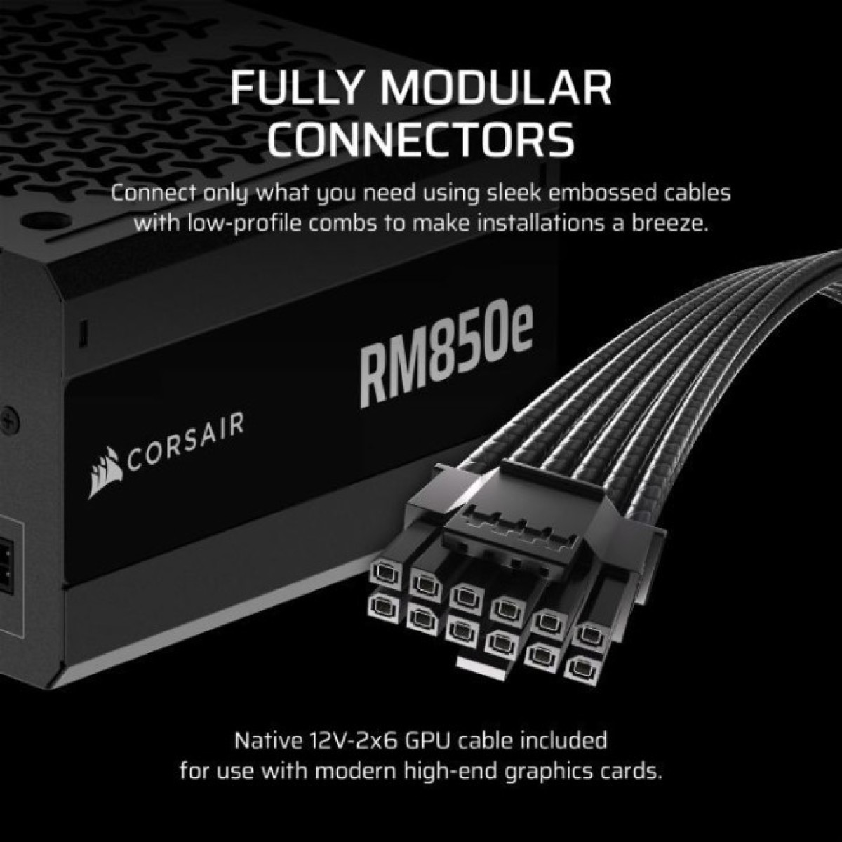 Блок питания Corsair 850W RM850e (CP-9020296-EU) 98_98.jpg - фото 5