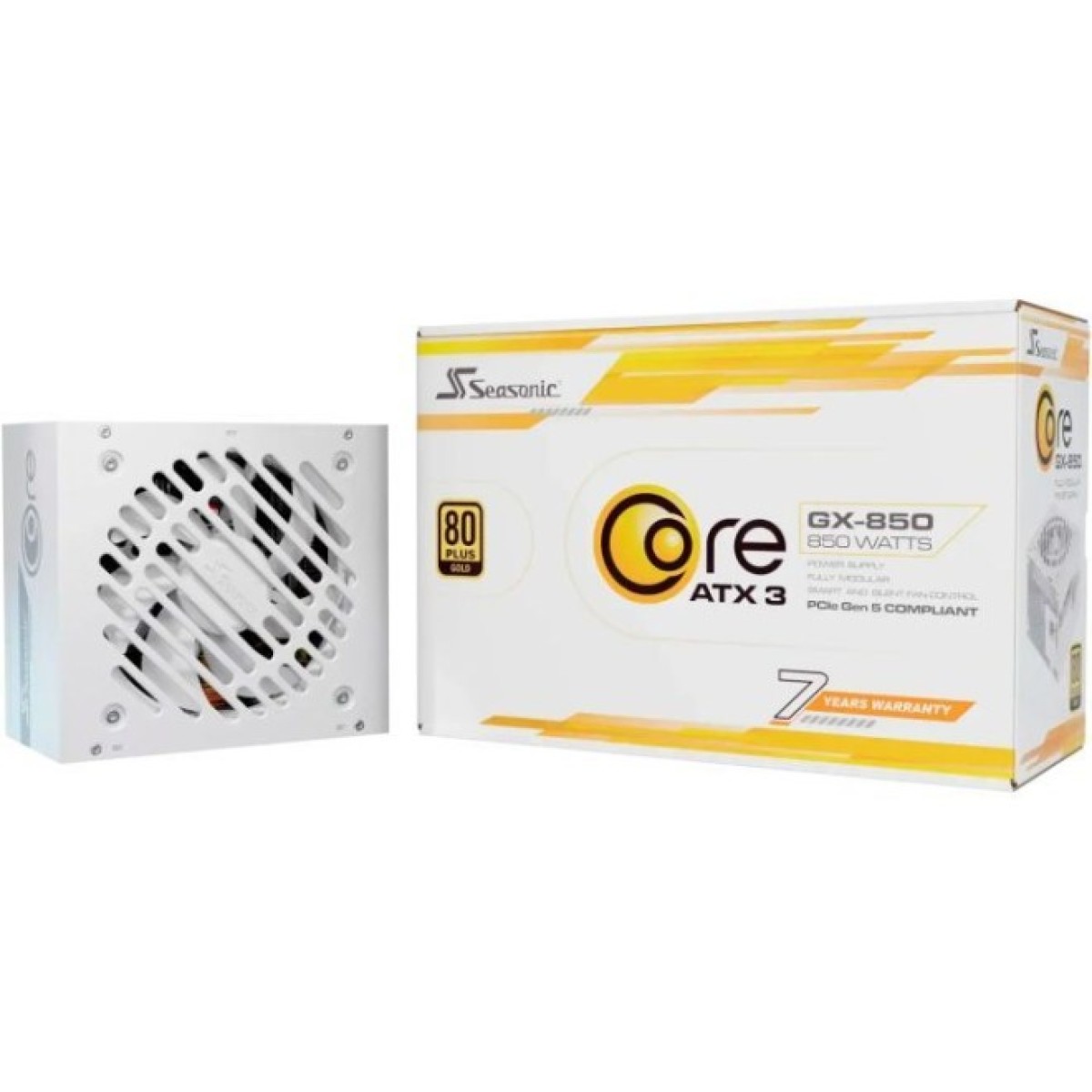 Блок живлення Seasonic 850W CORE GX-850-ATX31 WHT (CORE GX-850-ATX31 WHITE) 98_98.jpg - фото 7