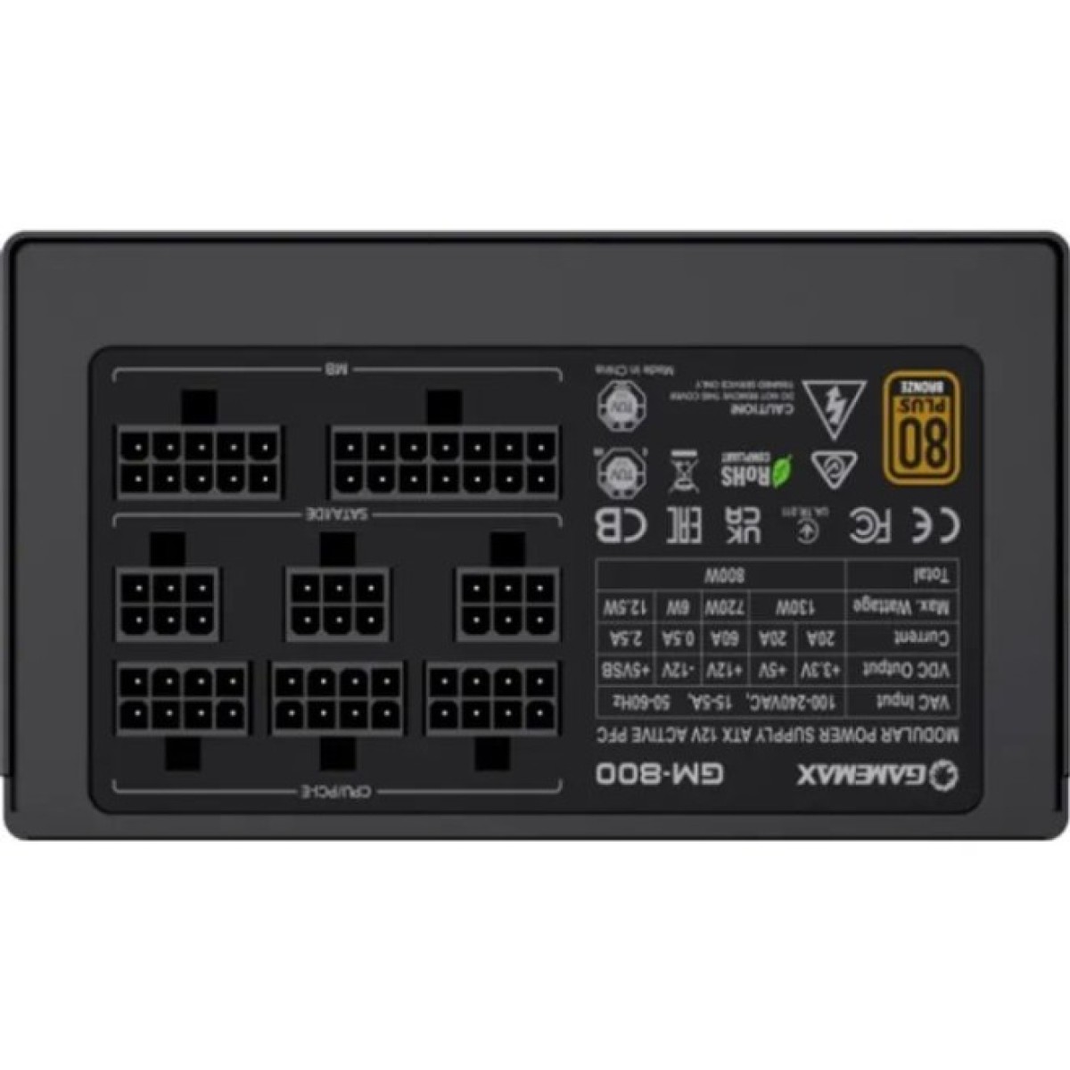 Блок питания Gamemax 800W (GM-800 Modular) 98_98.jpg - фото 2