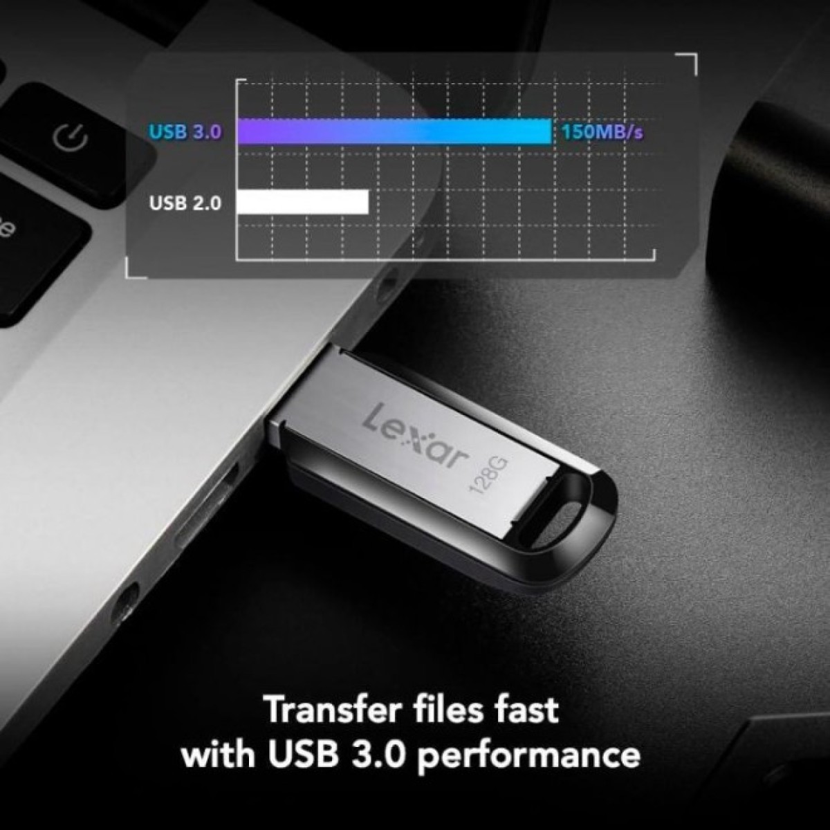USB флеш накопитель Lexar 128GB JumpDrive M400 USB 3.0 (LJDM400128G-BNBNG) 98_98.jpg - фото 3