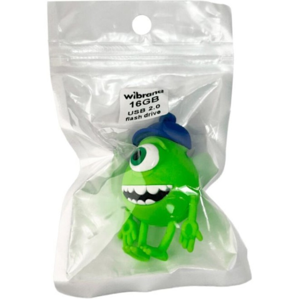 USB флеш накопитель Wibrand 16GB Mike Wazowski Green USB 2.0 (WI2.0/MW16G) 98_98.jpg - фото 4