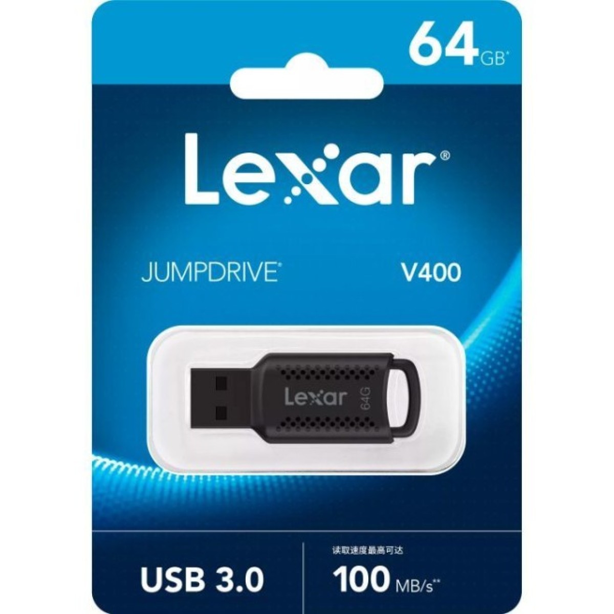 USB флеш накопичувач Lexar 64GB JumpDrive V400 Black USB 3.0 (LJDV400064G-BNBNG) 98_98.jpg - фото 6