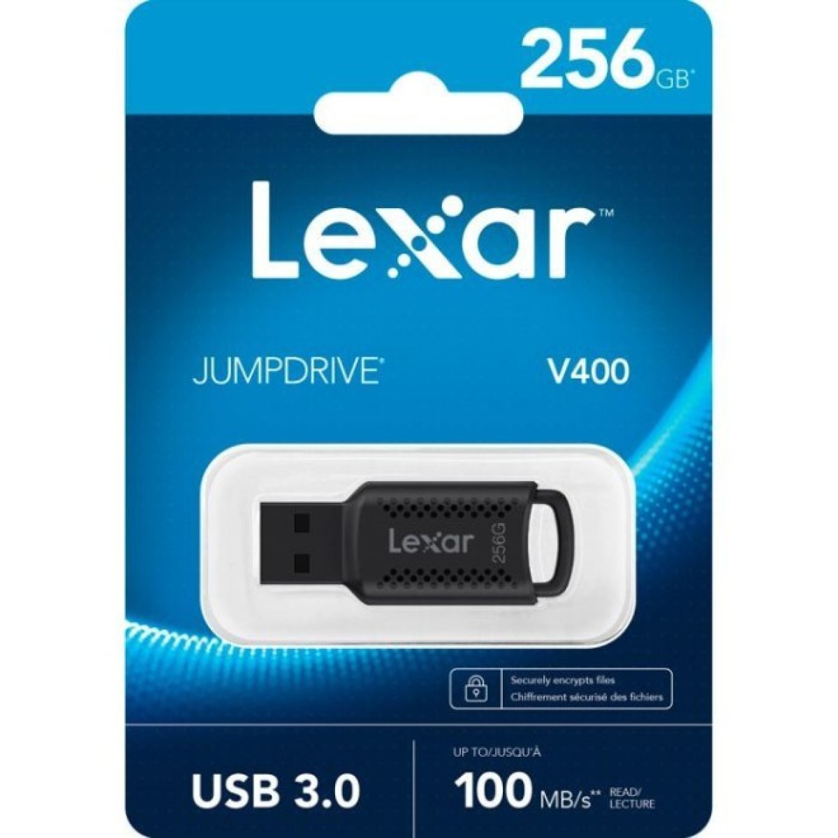 USB флеш накопитель Lexar 256GB JumpDrive V400 Black USB 3.0 (LJDV400256G-BNBNG) 98_98.jpg - фото 6