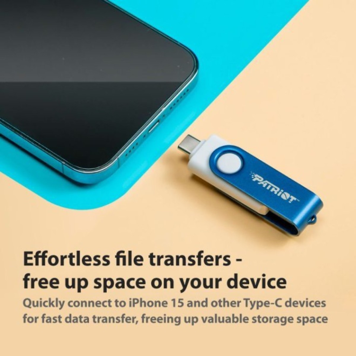 USB флеш накопитель Patriot 256GB Xporter X550 USB 3.2/Type-C (PS256GX550AAD) 98_98.jpg - фото 6