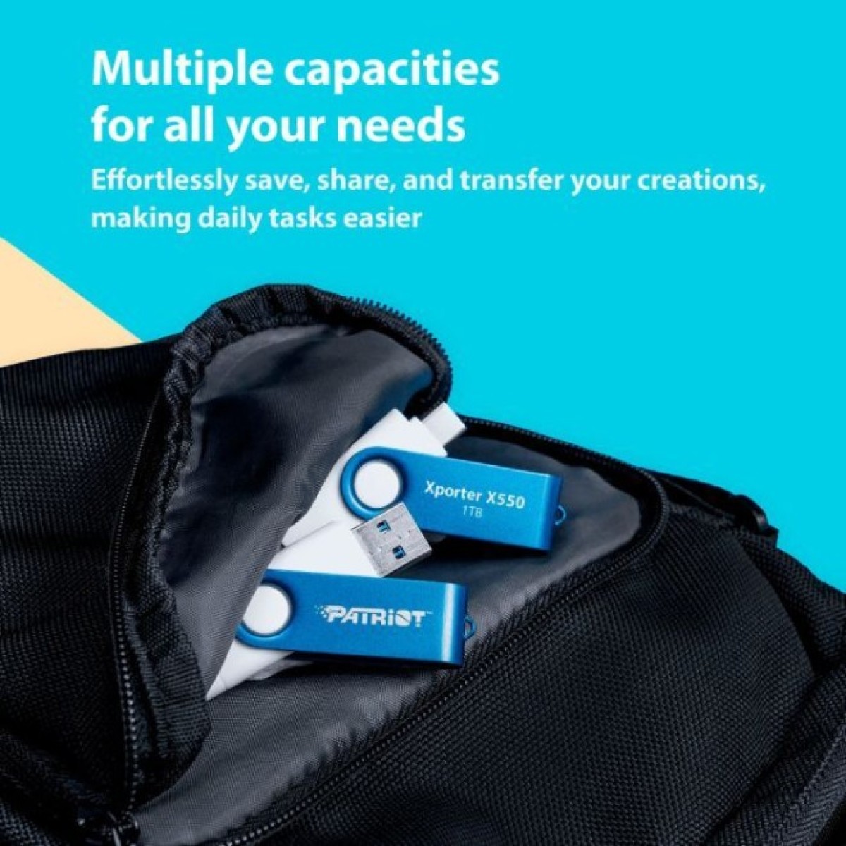 USB флеш накопитель Patriot 256GB Xporter X550 USB 3.2/Type-C (PS256GX550AAD) 98_98.jpg - фото 7