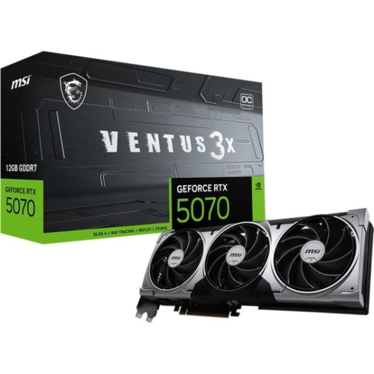 Видеокарта MSI GeForce RTX5070 12Gb VENTUS 3X OC (RTX 5070 12G VENTUS 3X OC) 98_98.jpg - фото 4