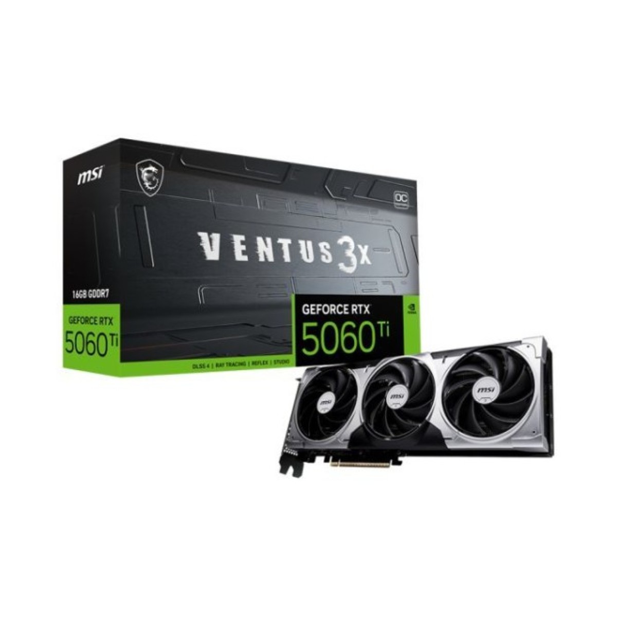 Відеокарта MSI GeForce RTX5060Ti 16Gb VENTUS 3X OC (RTX 5060 Ti 16G VENTUS 3X OC) 98_98.jpg - фото 4