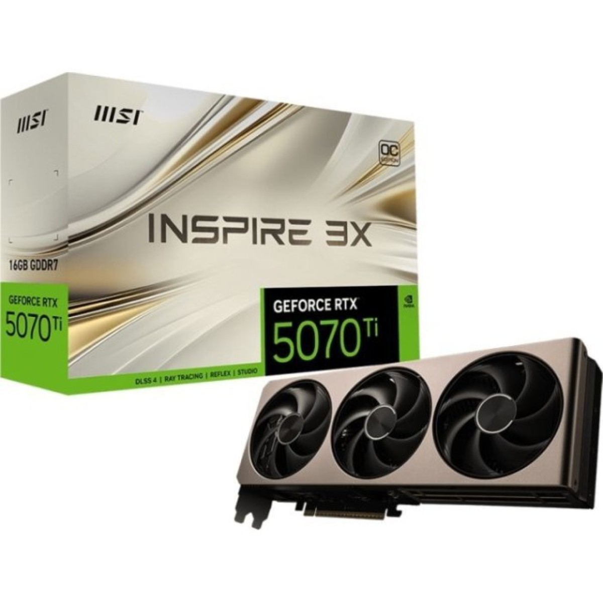 Видеокарта MSI GeForce RTX5070 Ti 16GB INSPIRE 3X OC (RTX 5070 Ti 16G INSPIRE 3X OC) 98_98.jpg - фото 5