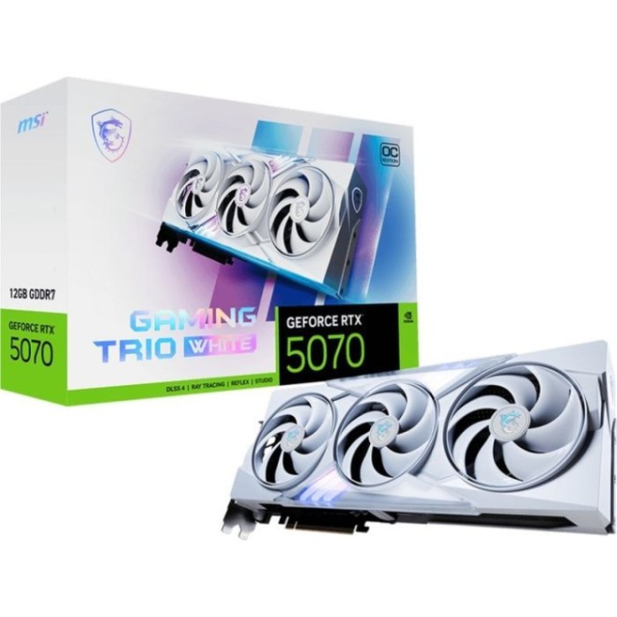 Відеокарта MSI GeForce RTX5070 12Gb GAMING TRIO OC WHITE (RTX 5070 12G GAMING TRIO OC WHITE) 98_98.jpg - фото 6