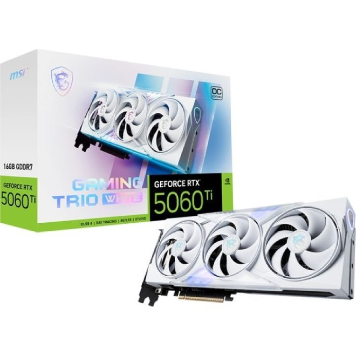 Видеокарта MSI GeForce RTX5060Ti 16Gb GAMING TRIO OC WHITE (RTX 5060 Ti 16G GAMING TRIO OC WHITE) 98_98.jpg - фото 4