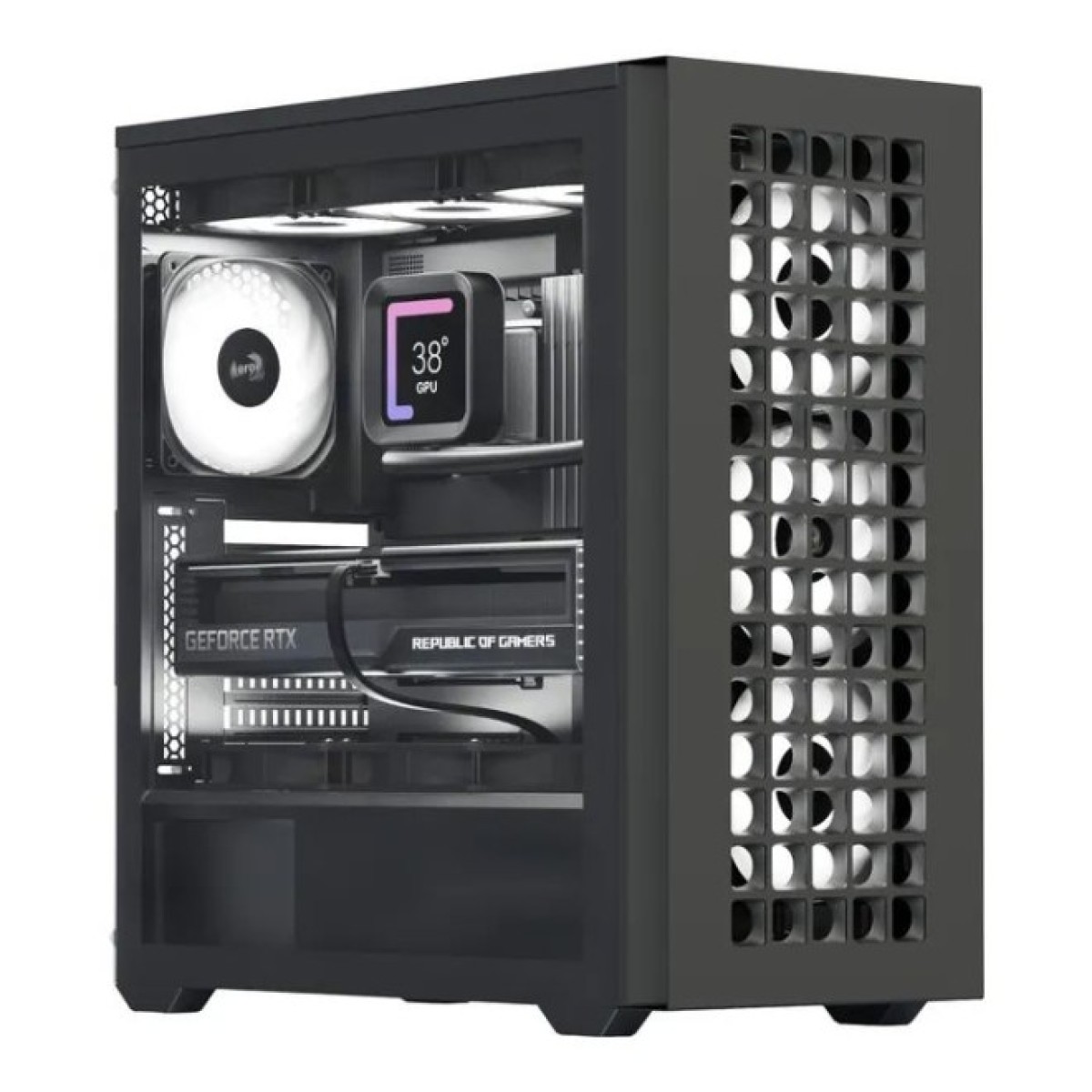 Корпус AeroCool D502A-G-BK-v1 Black (ACCM-DS02043.11) 98_98.jpg - фото 1