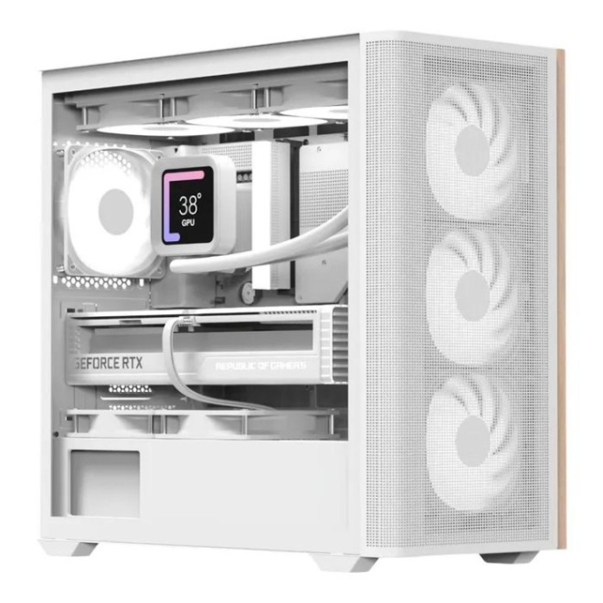 Корпус AeroCool D301A-G-WT-v2 White (ACCS-DS03043.21) 98_98.jpg - фото 1