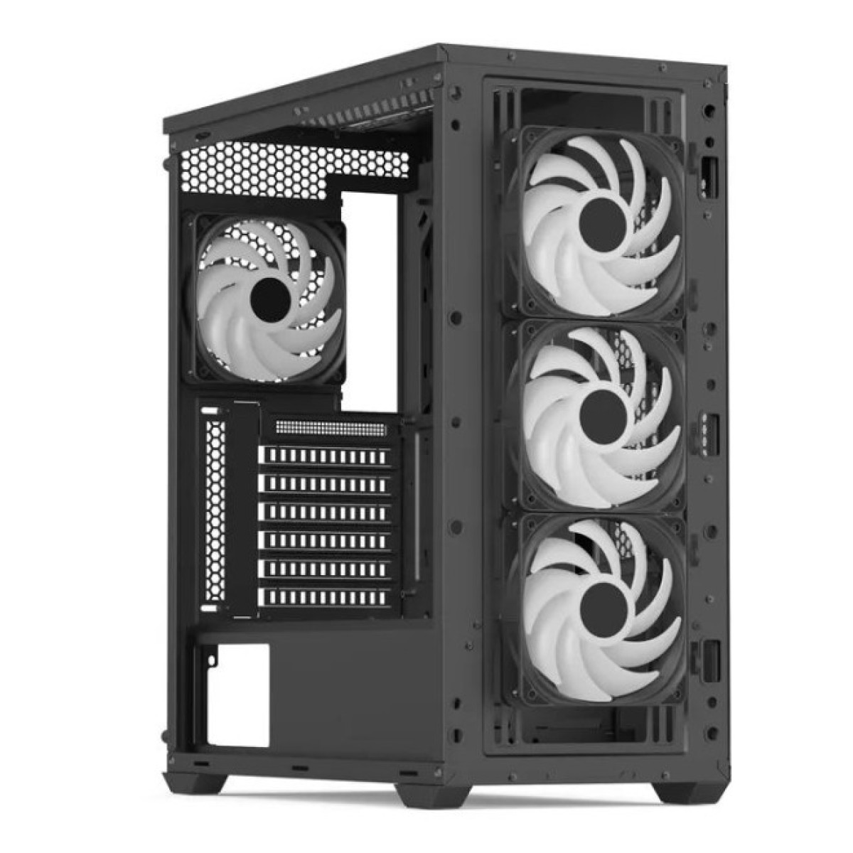 Корпус AeroCool D502A-G-BK-v1 Black (ACCM-DS02043.11) 98_98.jpg - фото 6