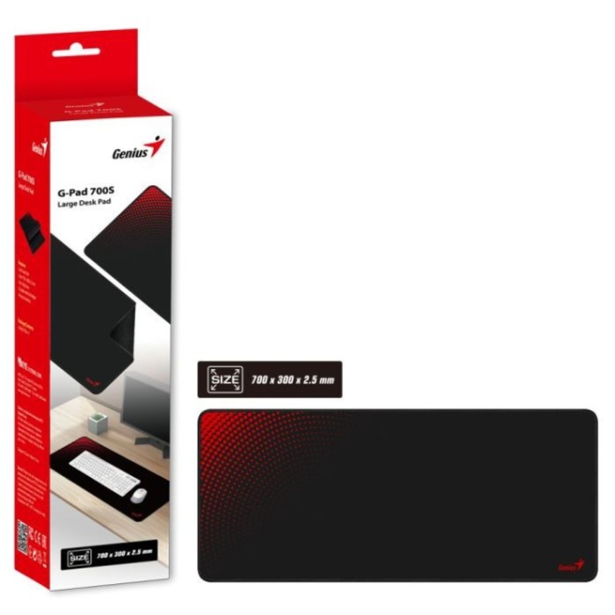 Коврик для мышки Genius G-Pad 700S Black (31250021400) 98_98.jpg - фото 1