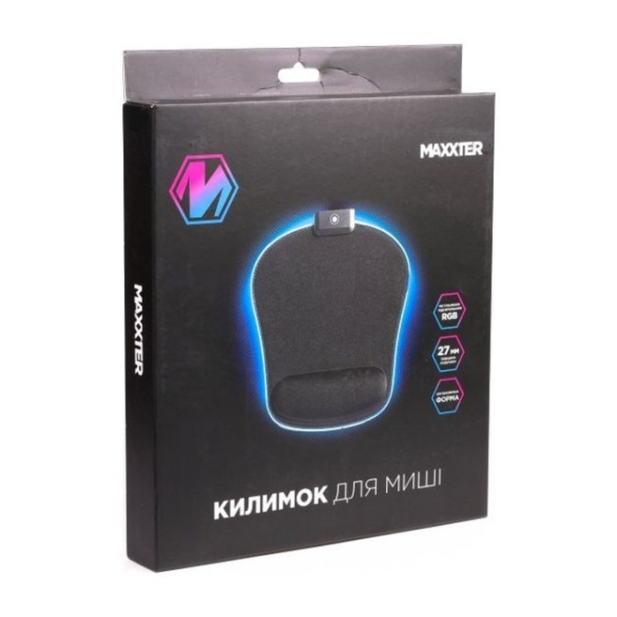 Коврик для мышки Maxxter MMP-LEDPAD-BK RGB Black (MMP-LEDPAD-BK) 98_98.jpg - фото 4
